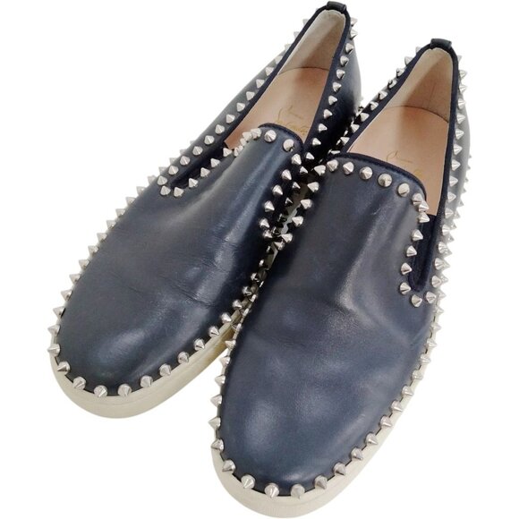 (L3) Christian Louboutin Shoe Black Leather - Picture 2 of 8